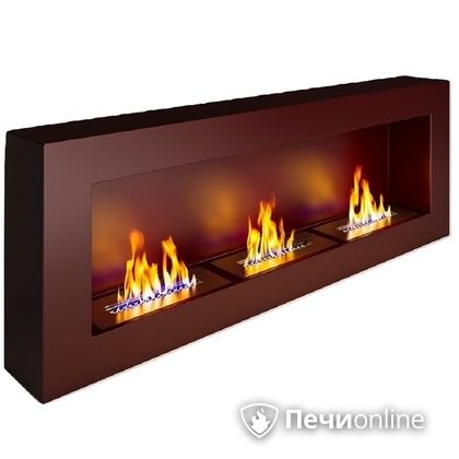 Биокамин ЭкоЛайф Fire Line black burgundy Арома в Курске